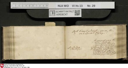 Stammbuch des Gottfried Crusius (Cruse) aus Stendal