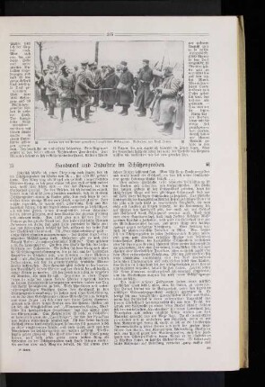 Handwerk und Industrie im Schützengraben.