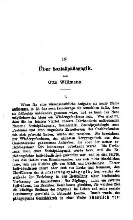 Über Sozialpädagogik