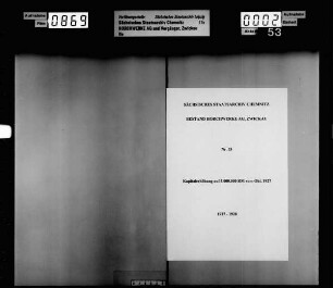 Kapitalerhöhung auf 5.000.000 RM vom Okt. 1927