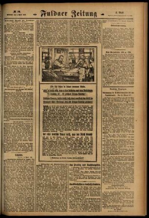 Zweite Ausgabe vom Mittwoch, den 04. April 1917.