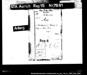 Die Überwachung der Wegeverwaltung im Amt Leer