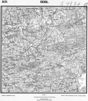 831 Seeg [Topographische Karte von Bayern 1:25.000 (Positionsblätter)]
