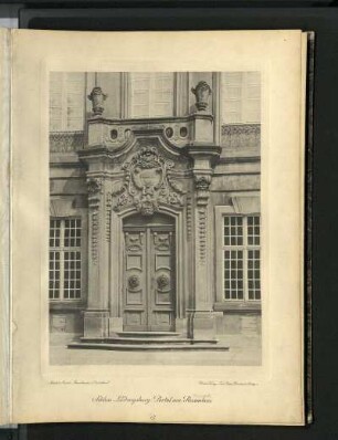 Schloss Ludwigsburg. Portal am Riesenbau