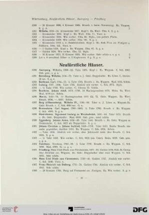 Neufürstliche Häuser (Nr. 4290-4849)