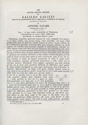 Alcuni scritti inediti di Galileo Galilei. (Continuazione e fine).