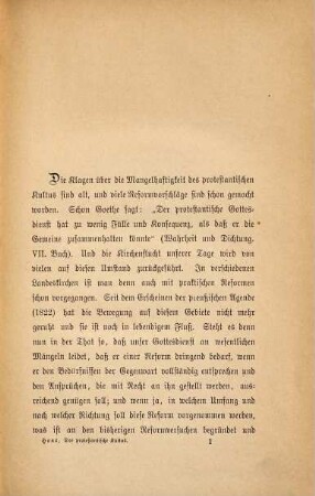 Der protestantische Kultus