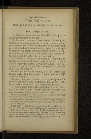 Troisième partie Devoirs envers la société et la patrie