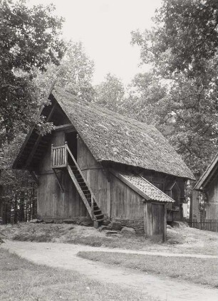 Soltau-Tetendorf, Treppenspeicher, 18. Jh., Eingangsseite