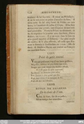 LXXVI. Point de petit ennemi.