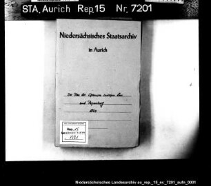 Untersuchungen und Vorarbeiten für eine Chaussee von Leer nach Papenburg