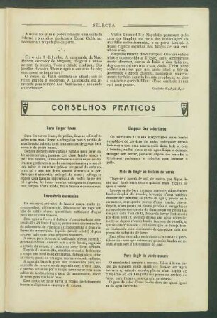 Conselhos práticos