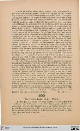 Goethische Lieder in der Musik