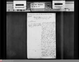 Versetzung des Amtsassessors Grüsing von Rüdesheim nach Königstein