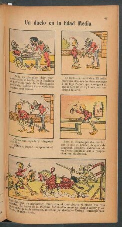 Un duelo en la Edad Media - [Cómic]