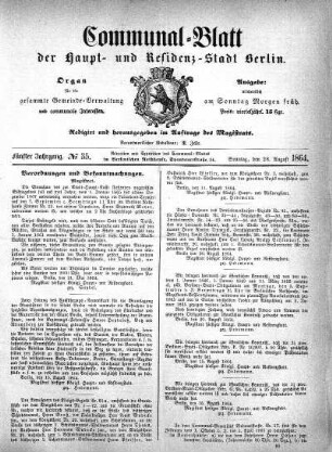 1864,35: No. 35, 28. August 1864