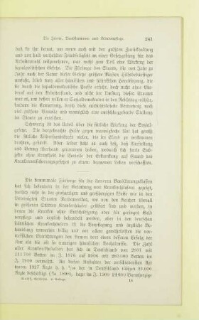 [Irren-, Taubstummen- und Blindenpflege]