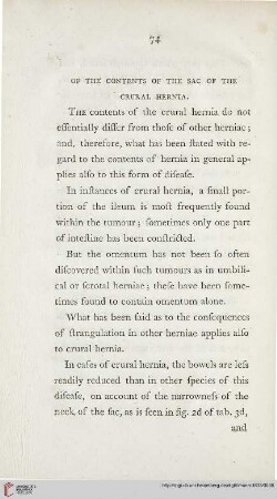 Of the contents of the sac of the crural Hernia