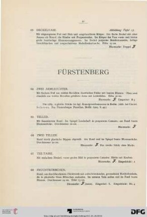 Fürstenberg (Nr. 64-72)