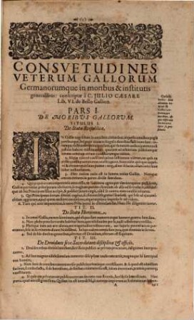 Collectio Consvetudinum Et Legum Imperialium, Hoc est, Generales et Receptae In Imperio Consvetudines, ac leges Capitulares, à Diis Regibus & Imperatoribus Romanis partim confirmatae, partim promulgatae : ab eorundemque consiliariis in codices distinctim collectae, & certo quodam titulorum ordine digestae