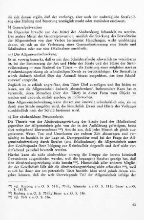aaa) Der abschreckbare Personenkreis