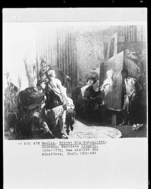 Das Atelier des Künstlers
