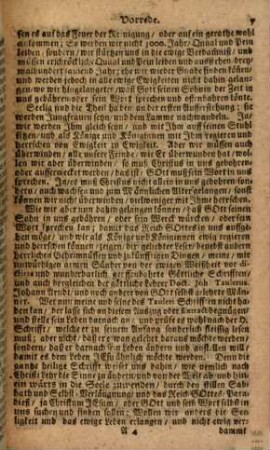 Göttlicher Extract, So aus Befehl Des grossen Gottes ... Aus Doct. Joh. Tauleri Schrifften gezogen zu Nutz der armen Menschen ... Damit sie erstlich, sehen, wie sie vor Gott stehen. Zum andern, daraus erkennen lernen, wie Gott das Wort oder Jesus Christus auch in uns muß gebohren werden und ausgesprochen werden, so ferne wir anders die Seligkeit wollen erlangen ... : Benebst andern herrlichen Lehren, Prüfungen des wahren Glaubens, der Liebe, Demuth, Wiedergeburth, Selbst-Veräugnung und dergleichen ...