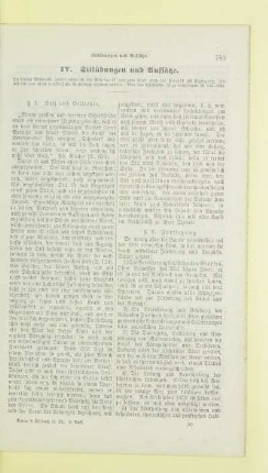IV. Stilübungen und Aufsätze