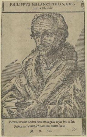 Bildnis des Philippvs Melanchthon
