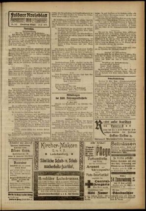 Zweite Ausgabe vom Samstag, den 17. Mai 1919.