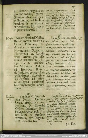 30. De Aula Sae. Regiae Mai.