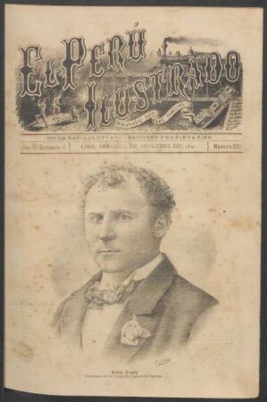 [Retrato de] Edwin Cleary : Empresario de la Compañía Inglesa de Opereta.