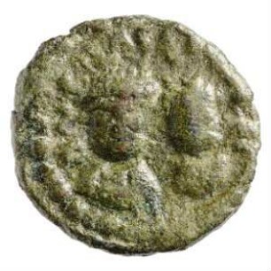 Münze, Halbfollis, 613 - 624