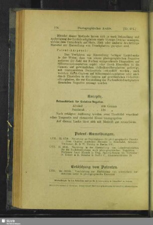Erlöschung von Patenten