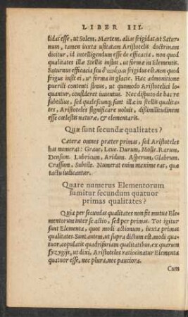 Quae sunt secundae qualitates?