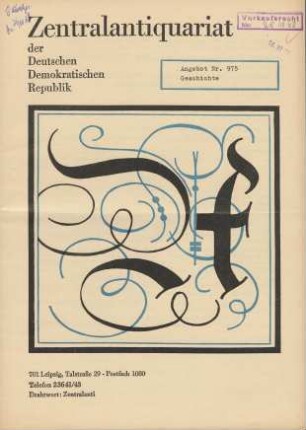 Nr. 975: Geschichte
