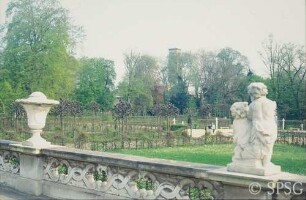 Potsdam, Park Sanssouci, Parterre Bildergalerie und Umgebung.