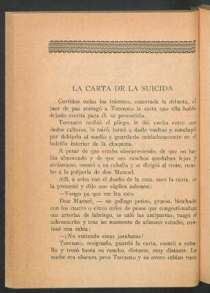 La carta dela suicida