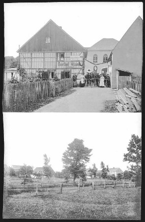 Welxande. Blick auf Welxande - Gasthof