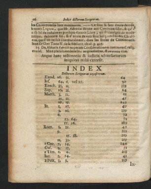 Index Dictorum Scripturae expositorum