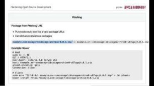 Hardening Open Source Development