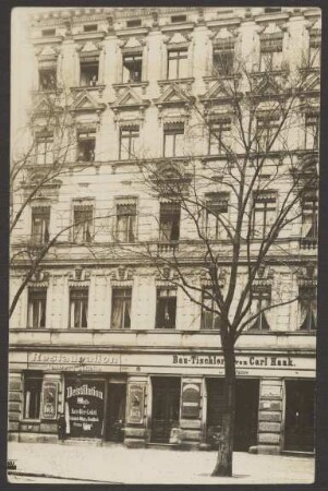 Ansichtskarte Restauration und Tischlerei, Oranienstraße