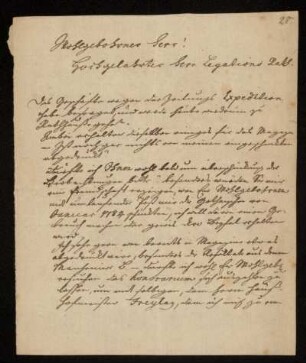 Nr. 28 Brief von Gottfried Erich Rosenthal an Ludwig Christian Lichtenberg. Nordhausen, 11.2.1784
