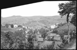 Petschau. Blick auf Petschau von Osten