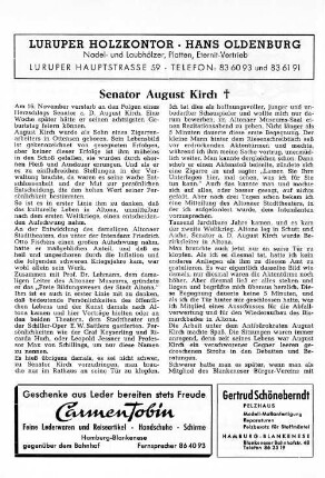Senator August Kirch