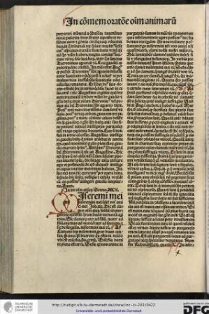 Miseremini mei... Job xix. Hic est clamor omnium animarum fidelium in purgatorio existentium quarum hodie memoriam agimus...
