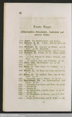 Neunte Mappe