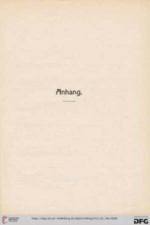 Anhang (Nr. 810-886)
