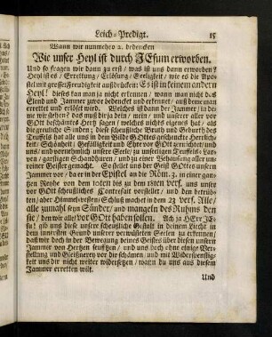 15-27, II. Wie unser Heyl ist durch Jesum erworben