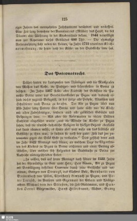 Das Patronatrecht